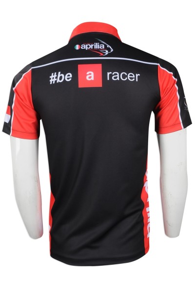 DS068 online order standard team shirts  sample customized standard team shirts  design printing standard team shirts style  online franchise shop back view